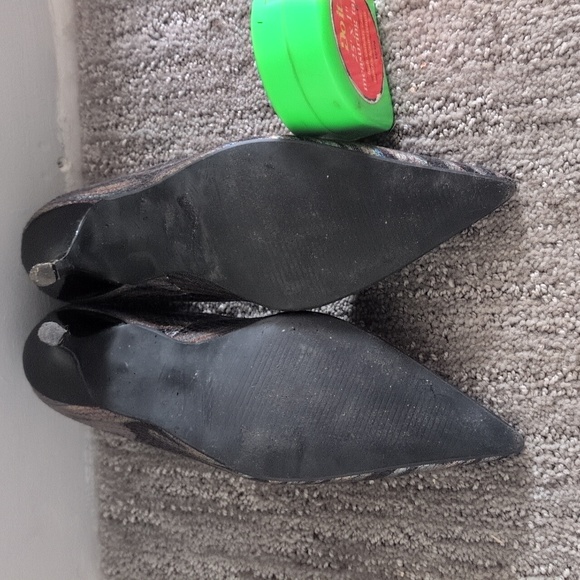 Multi Python Striped Heels - Picture 4 of 5